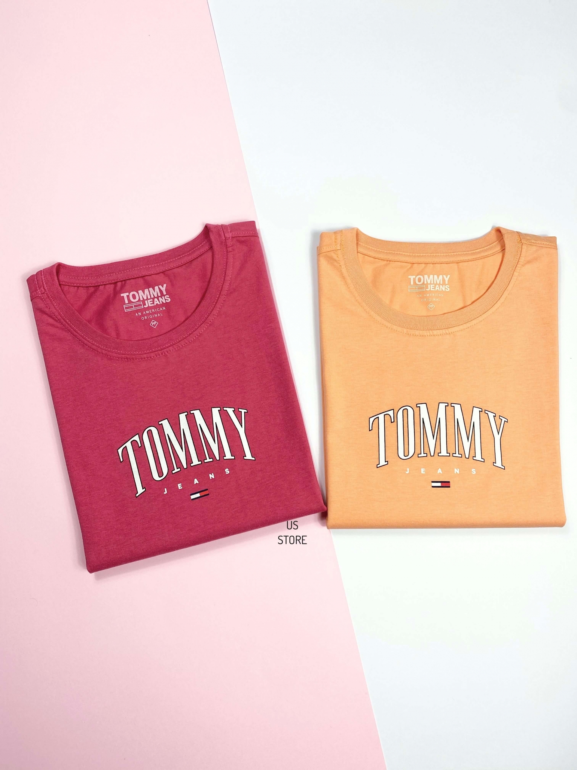 Camiseta Tommy Hilfiger Jeans Amarela Feminina - Loja Us Store